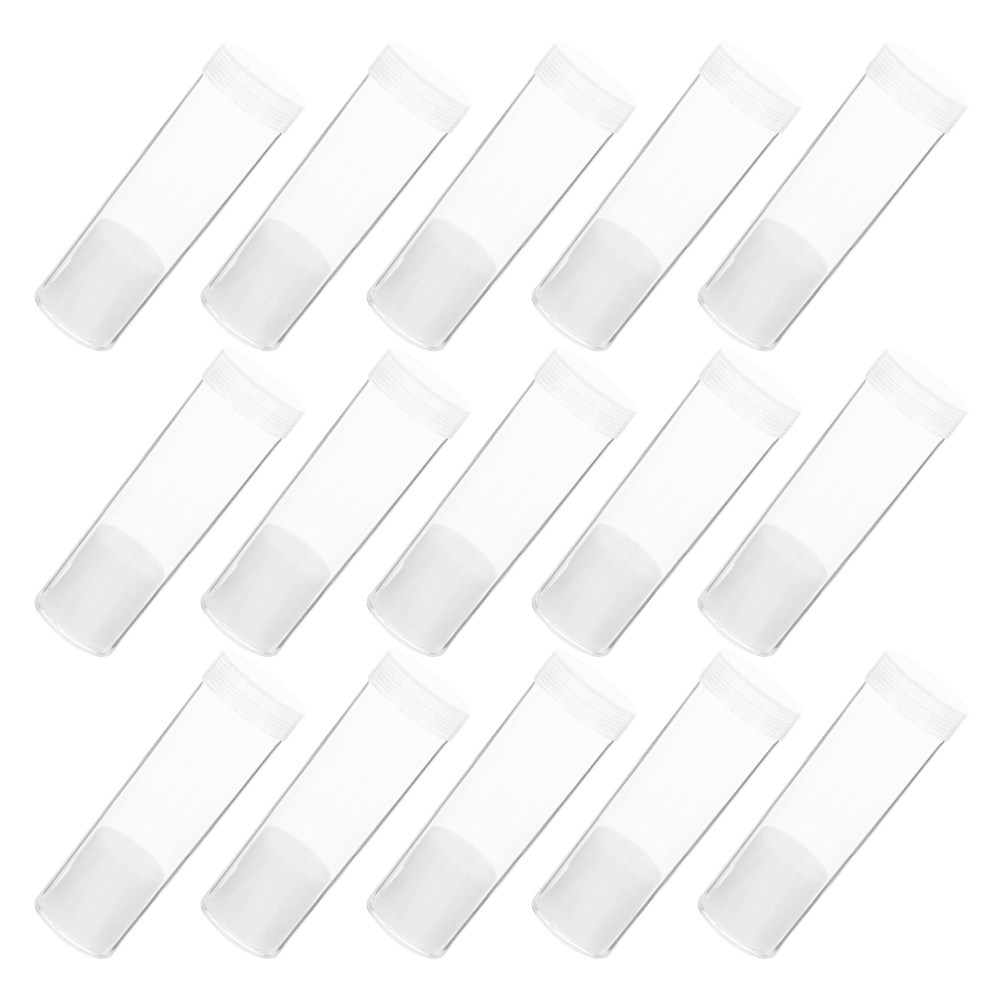 Interior Design Youtube - 20 stuks transparante plastic muntbewaartubes, 31