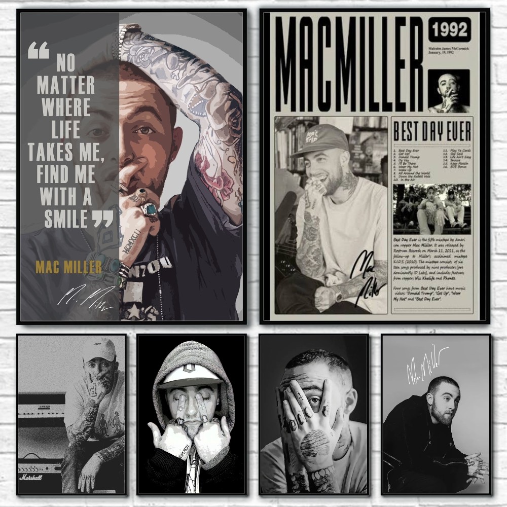 Interior Design Poster - Rapper M-Mac Miller Poster Room Decor