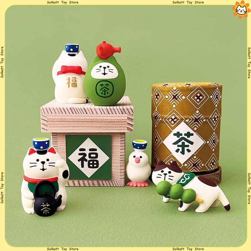 Interior Design Japanese - Matcha Serie Miniaturen Japanse Zakka Kat