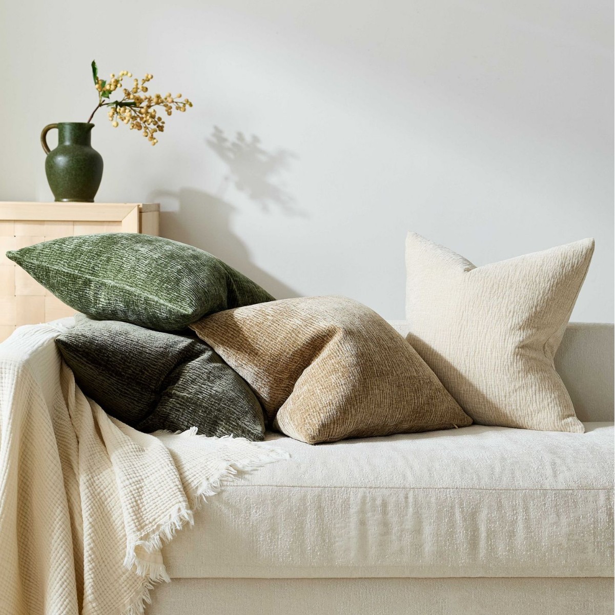 Getextureerde geplooide chenil - Textured Throw Natural recensie en prijs