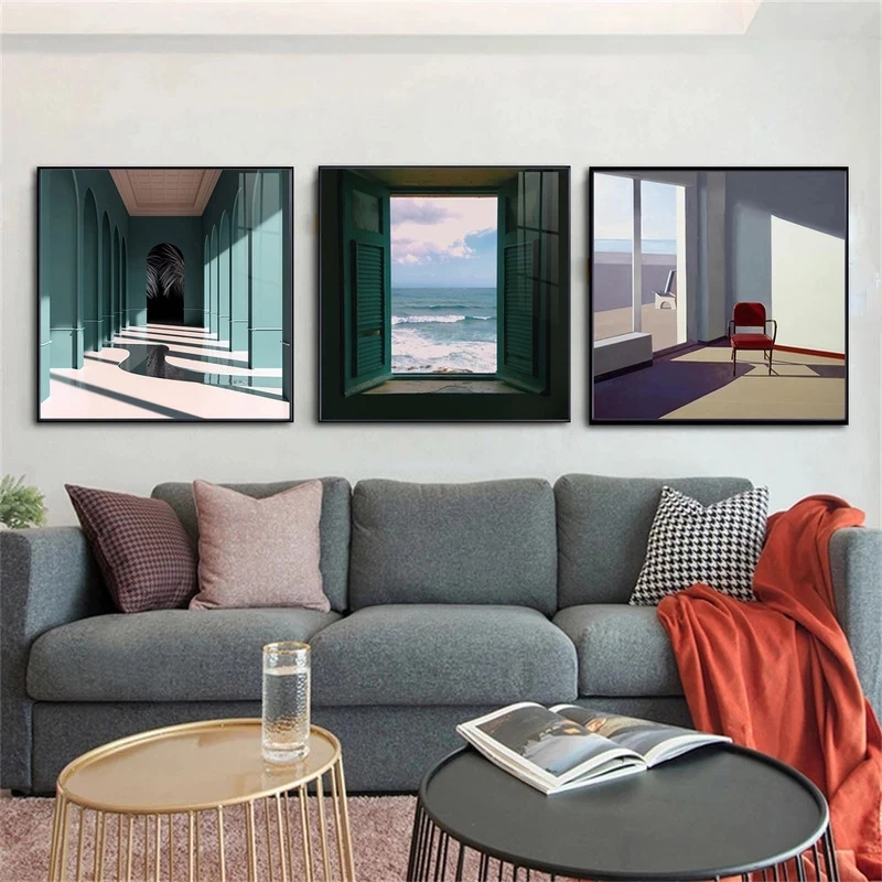Nordic Venster Buiten Landscha - Interior Design Poster recensie en prijs