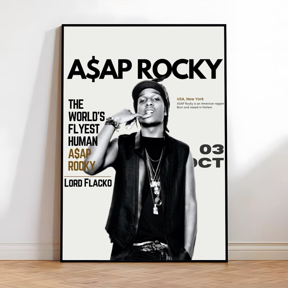 A-AP Rocky A-ASAP Rap album Sc - Interior Design Poster recensie en prijs