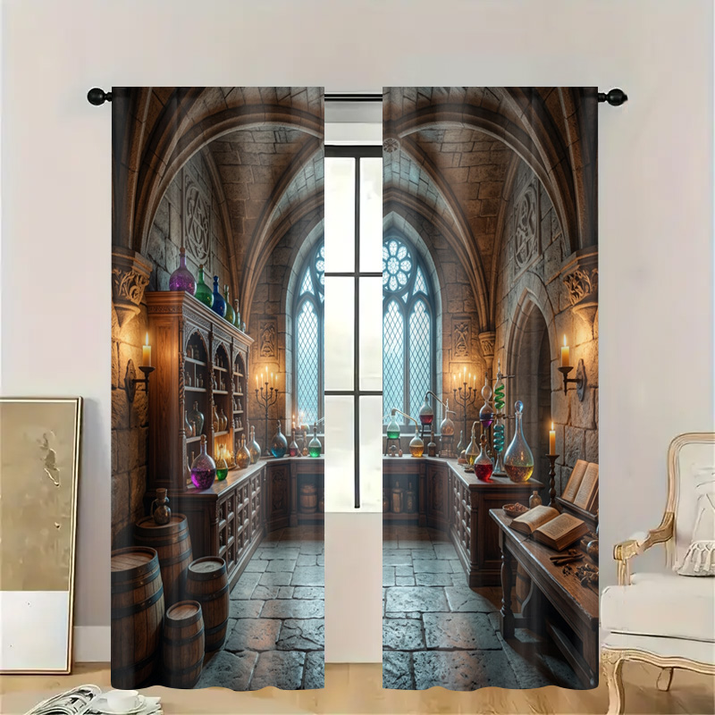 Gotische kathedraal gordijnen  - Interior Design Youtube recensie en prijs