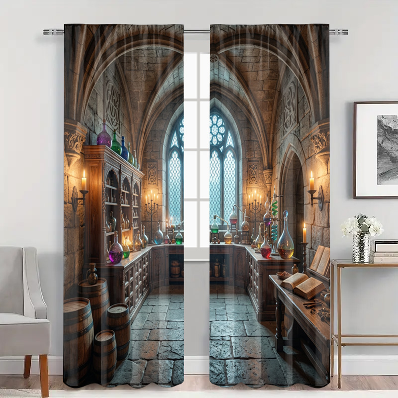 Gotische kathedraal gordijnen  - Interior Design Youtube recensie en prijs