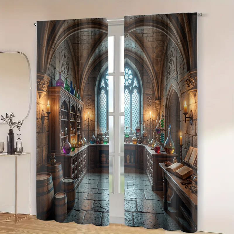 Gotische kathedraal gordijnen  - Interior Design Youtube recensie en prijs