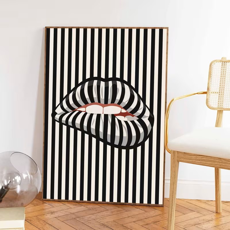 Eenvoudige en abstracte gestre - Interior Design Poster recensie en prijs