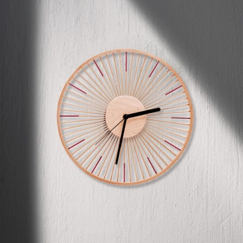 Japanse eenvoudige wandklok Ho - Interior Design Japanese recensie en prijs