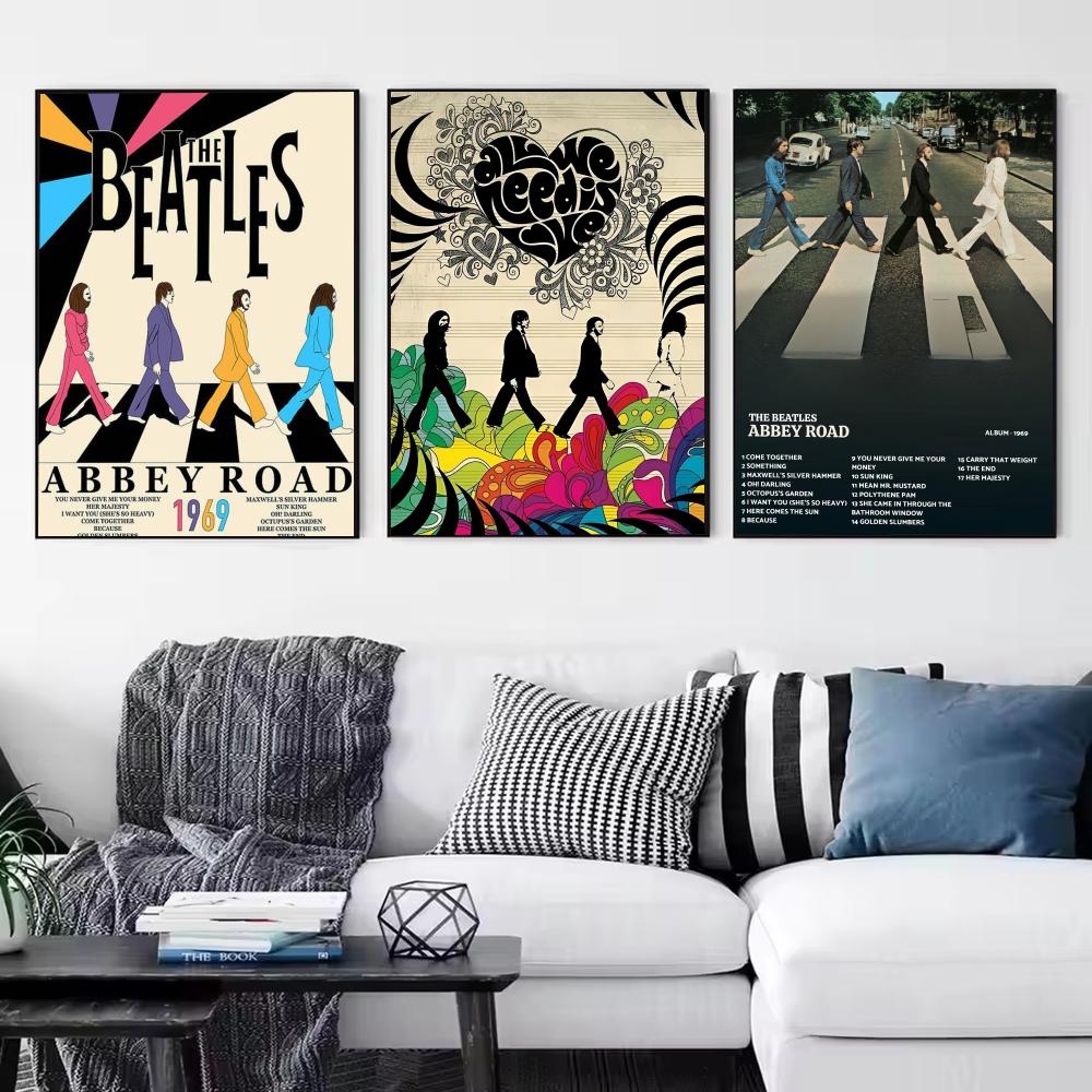 Popband T-The Beatles Poster M - Interior Design Poster recensie en prijs